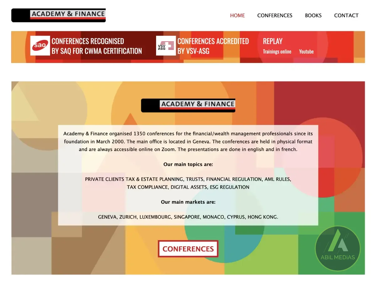 Exemples de sites web