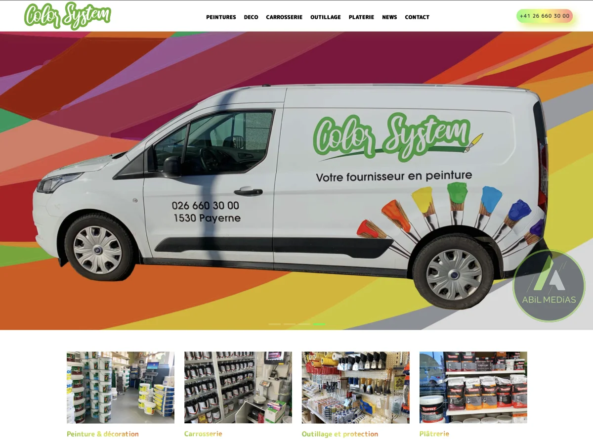 Exemples de sites web