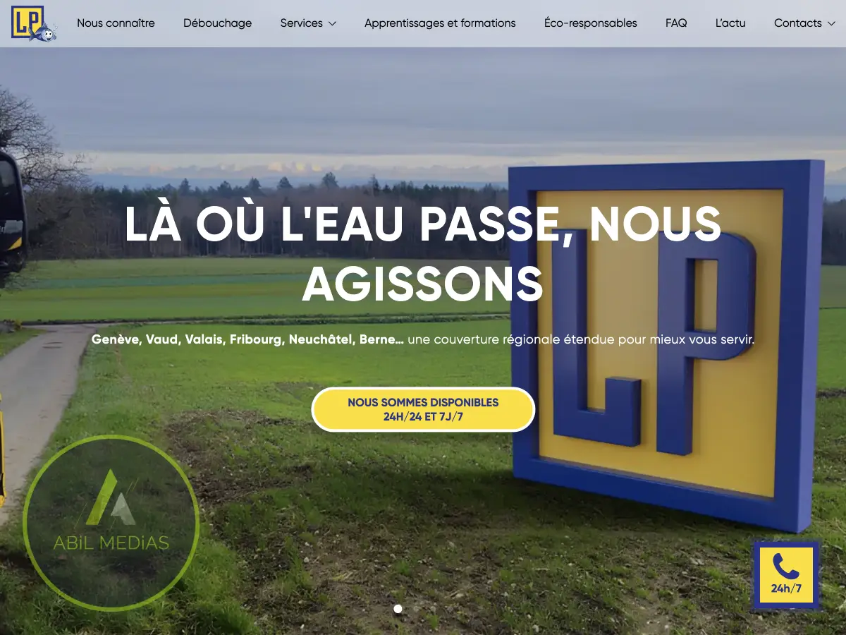 Exemples de sites web