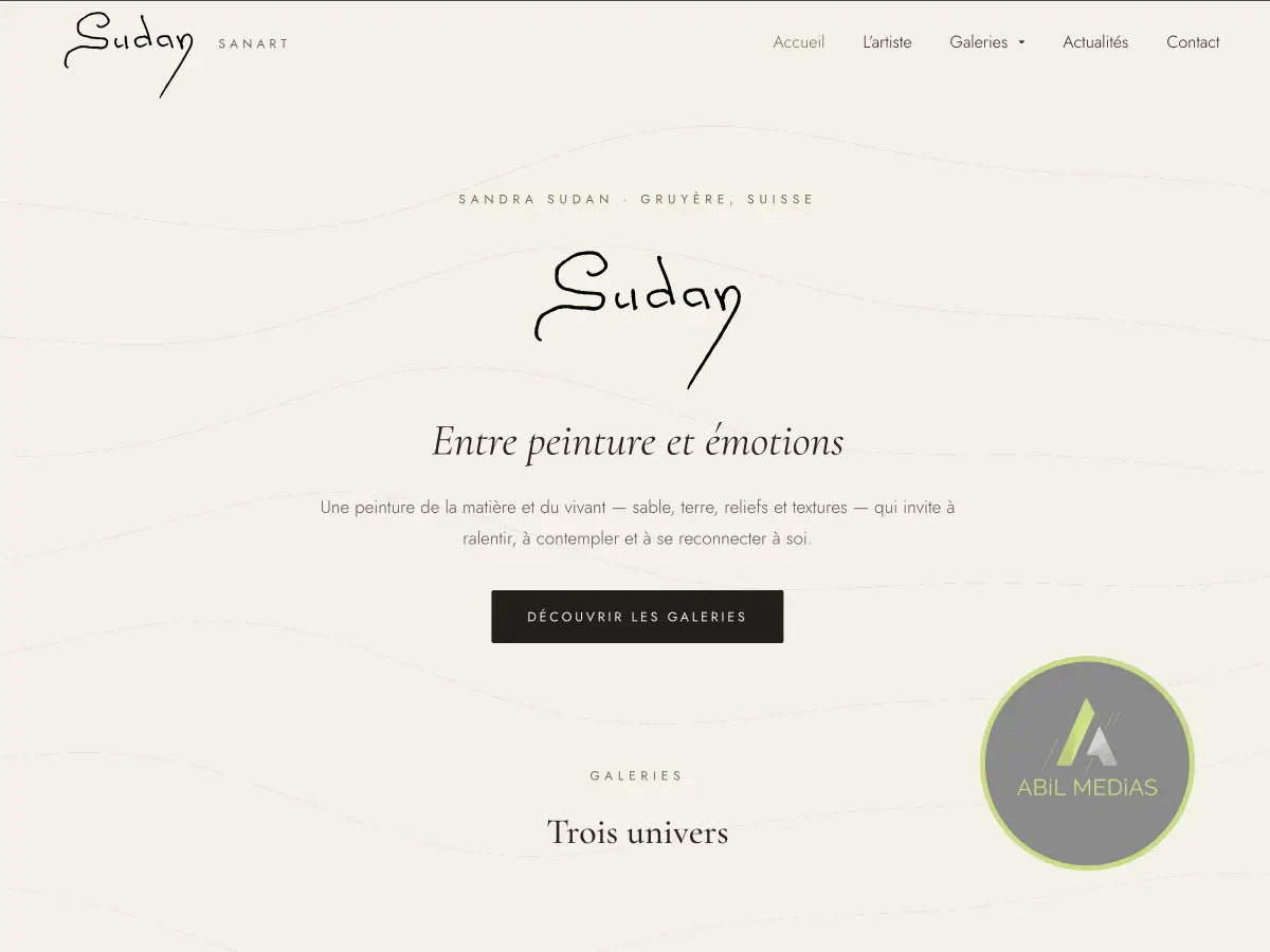 Exemples de sites web
