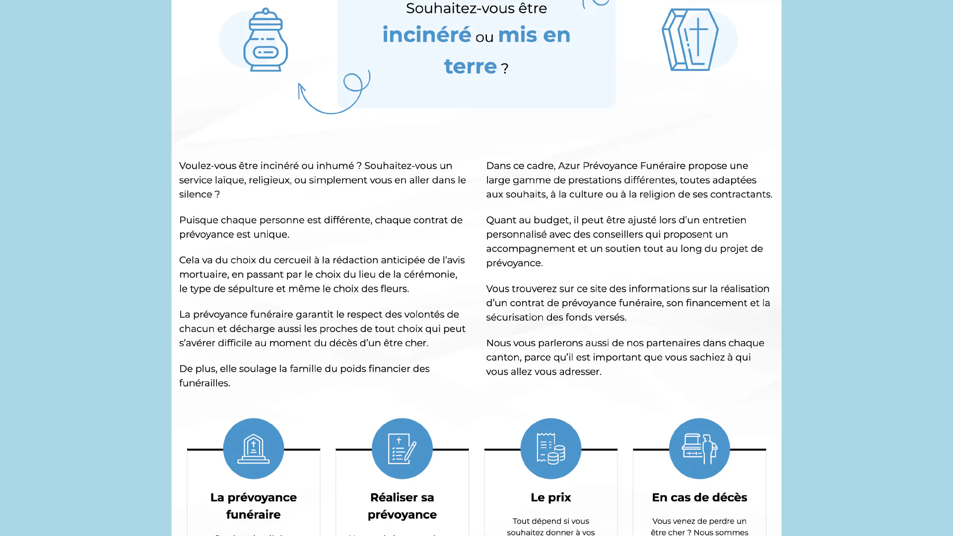 Azur Prévoyance funéraire 8