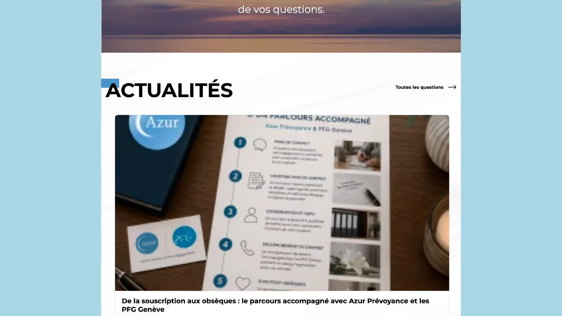 Azur Prévoyance funéraire 12