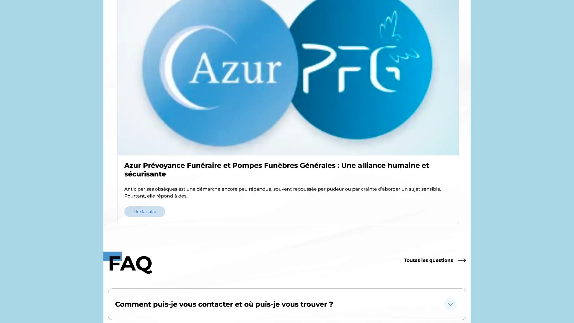 Azur Prévoyance funéraire 14