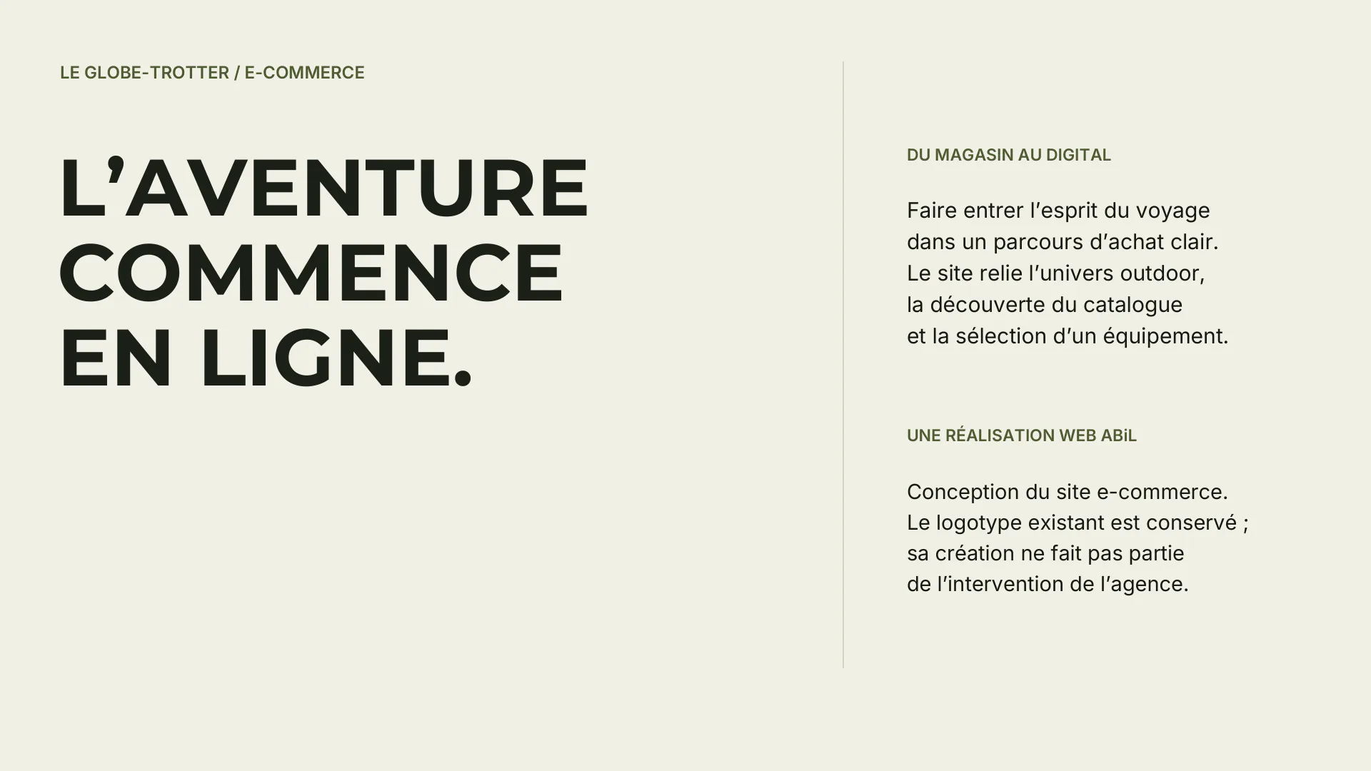 Ecommerce Le Globe-Trotter 2