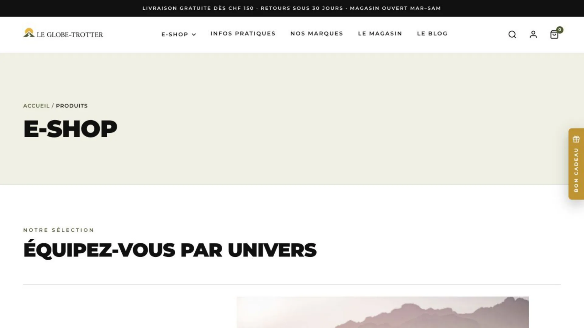 Ecommerce Le Globe-Trotter 10