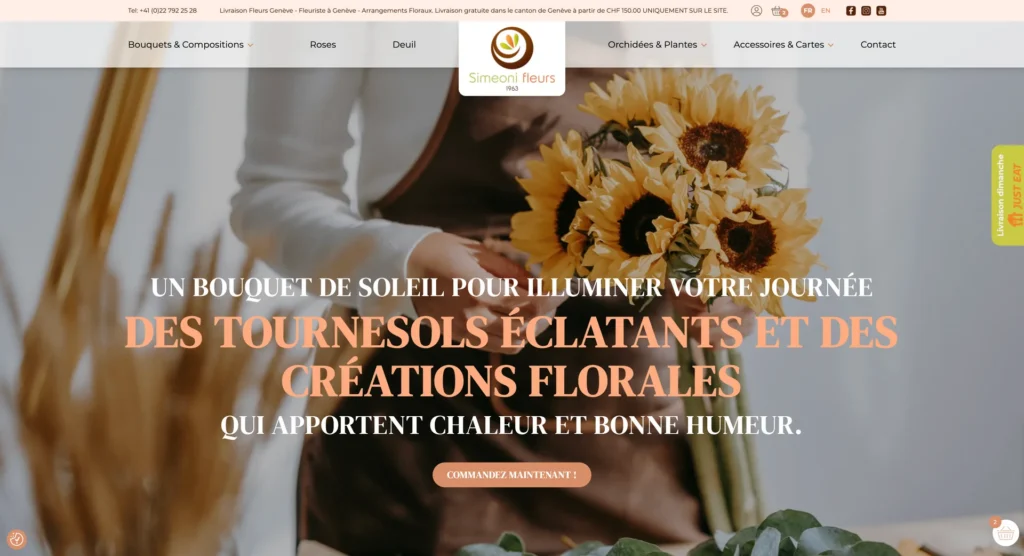 Ecommerce Simeoni Fleurs 2