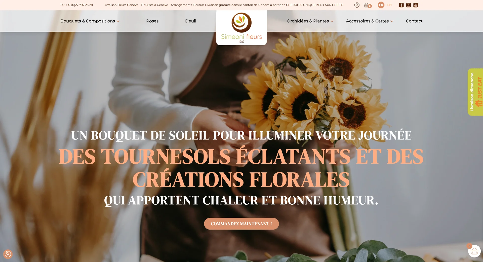Ecommerce Simeoni Fleurs 1