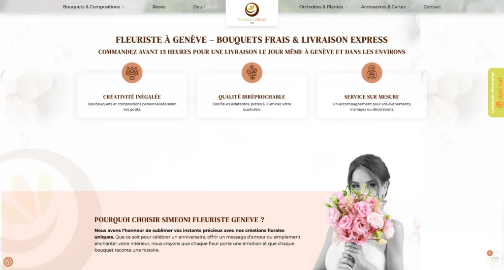 Ecommerce Simeoni Fleurs 4
